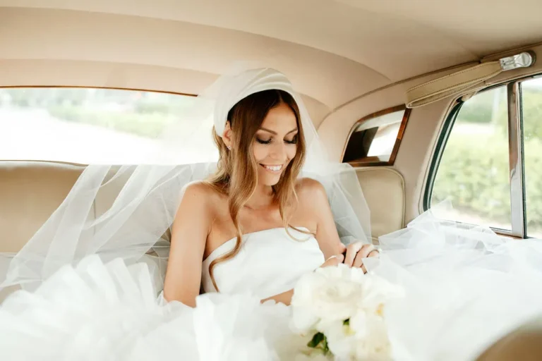 Mariée anglaise lors d'un mariage à Séville