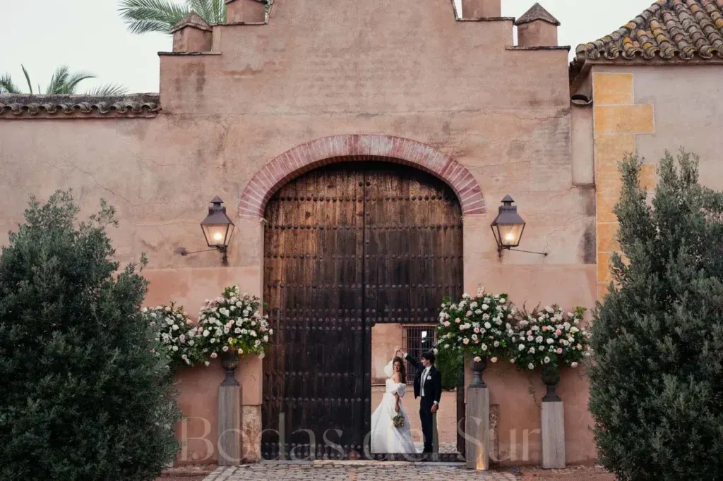 international couple get married in an elegant andalusia wedding venue